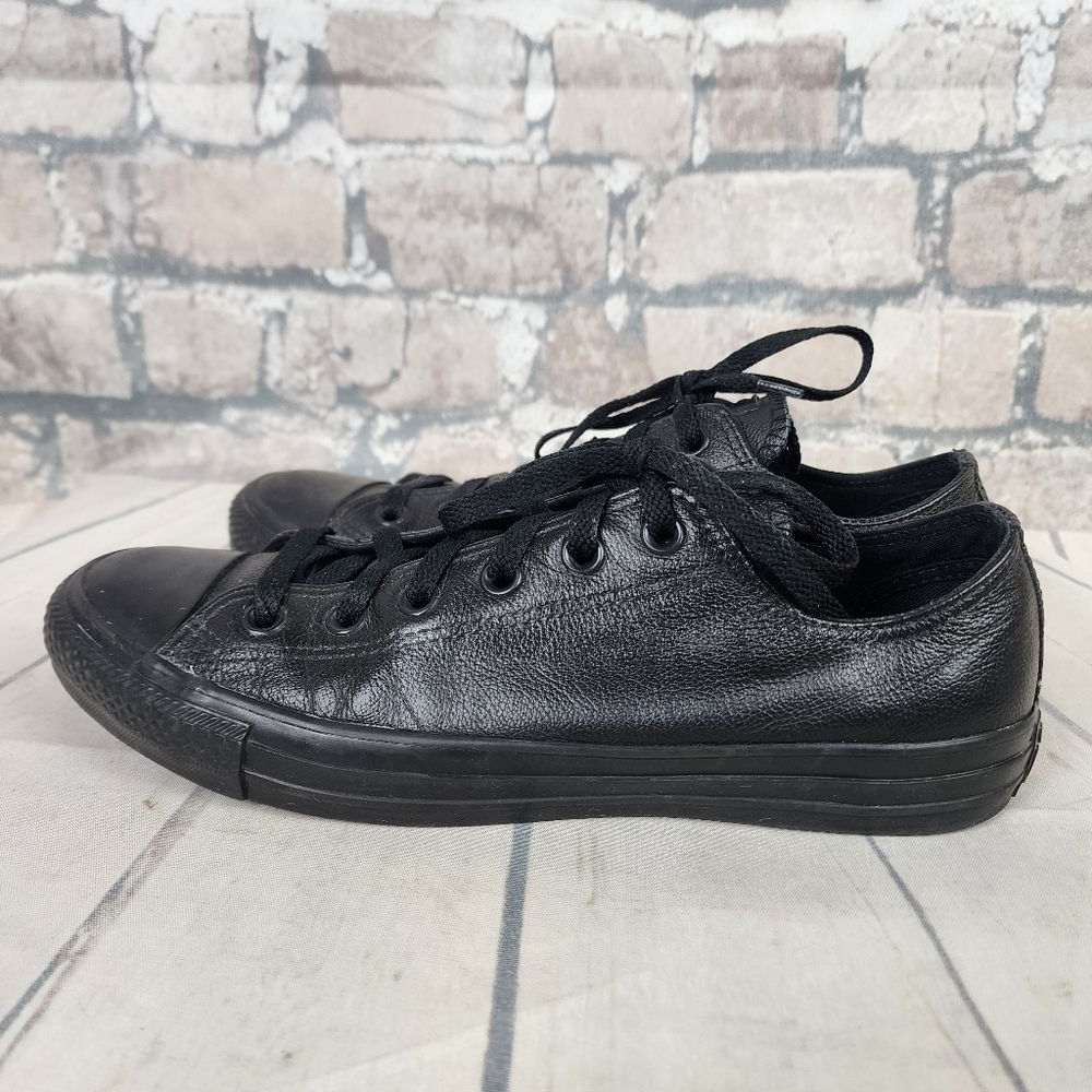 Converse Chuck Taylor All Star Monochromatic Leather Low Top Sneaker Size 8M/10W - Picture 9 of 15